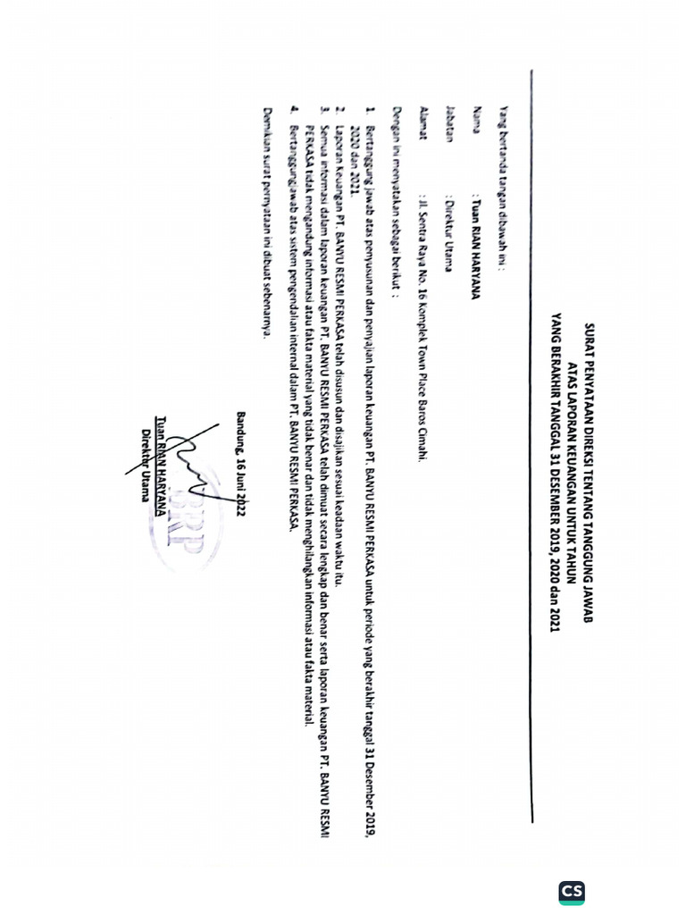 Hal 10 - Laporan Keuangan 2019-2021 | PDF