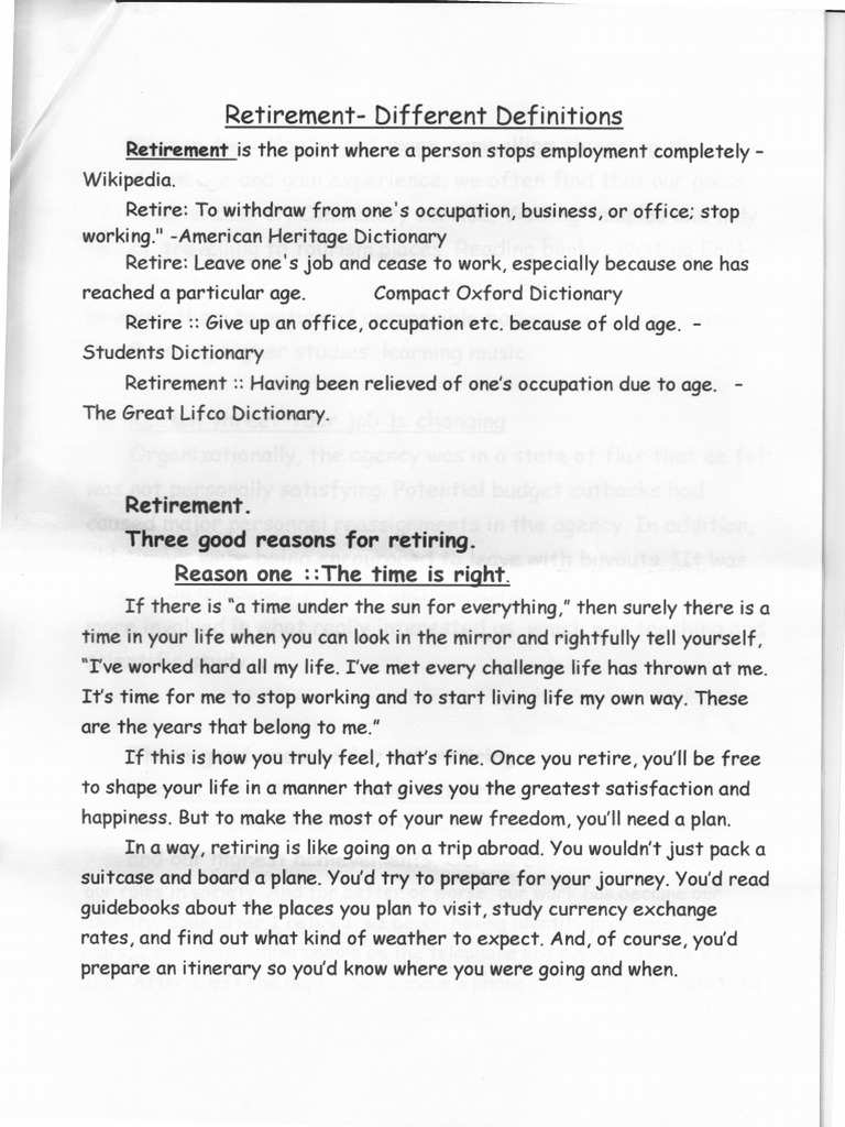 85 venkat on retirement of government employees pdf retirement