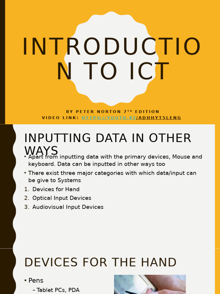 Input Methods for Computers Explained | PDF | Image Scanner | Barcode