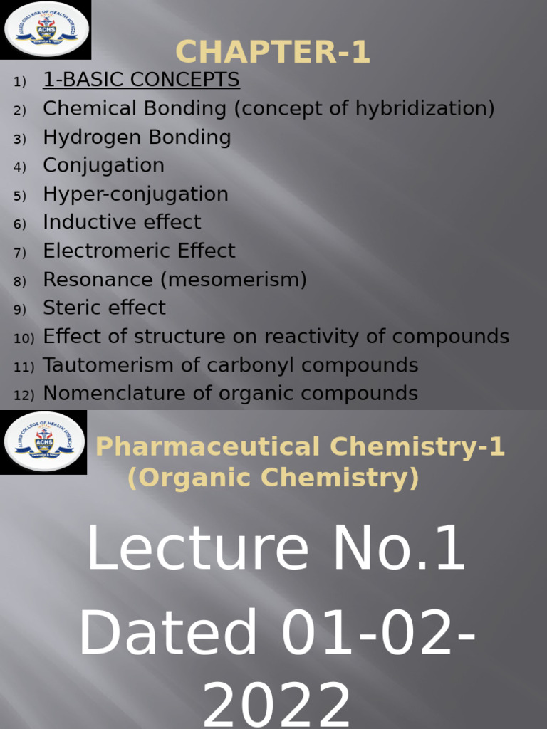 Organic Chemistry: Key Concepts Explained | PDF | Chemical Bond ...