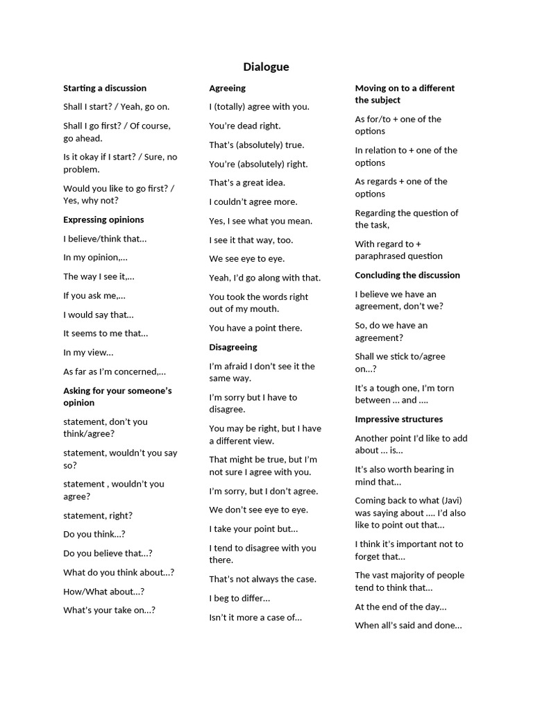 Effective Dialogue Techniques Guide | PDF