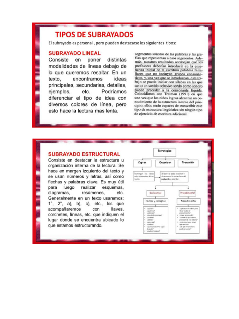 El Subrayado | PDF