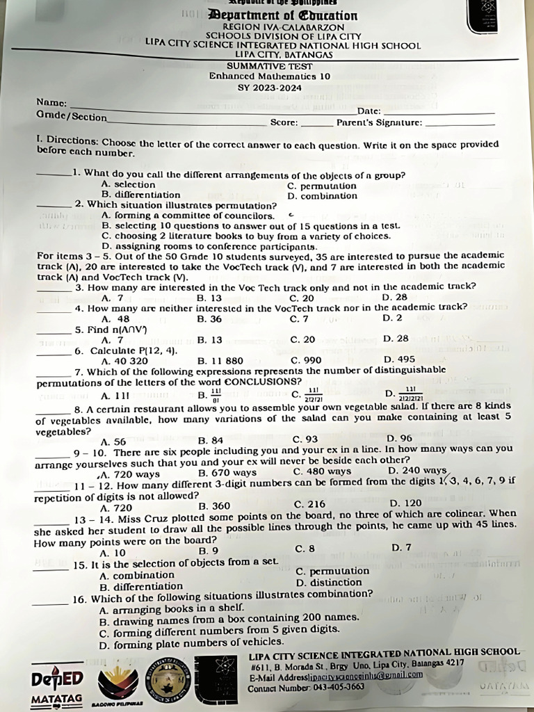 Enha Math | PDF