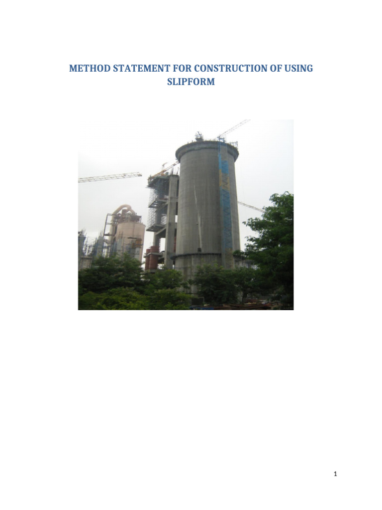Slipform Methodology | PDF | Concrete | Scaffolding