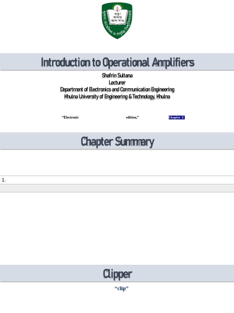 Clippers and Clampers Overview | PDF | Analog Circuits | Electromagnetism