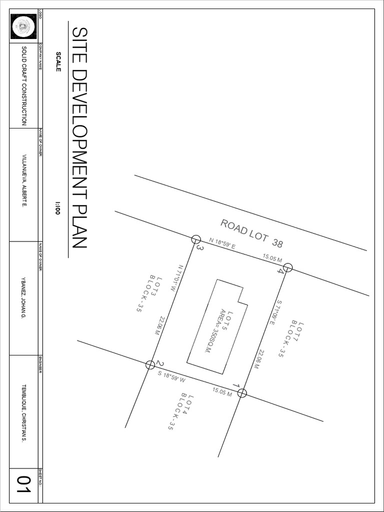 Site Development Plan for Road Lot 38 | PDF