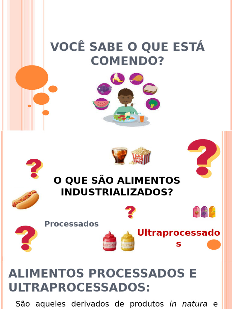 Impactos dos Alimentos Ultraprocessados na Saúde | PDF