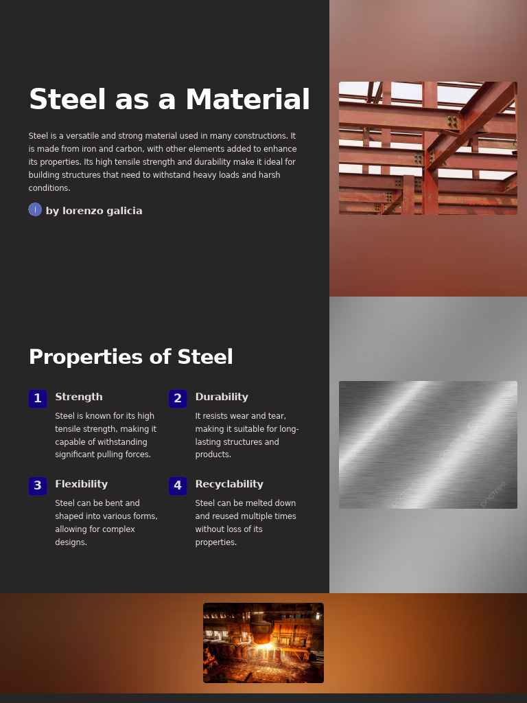 Properties and Uses of Steel Reinforcement | PDF | Steel | Strength Of ...
