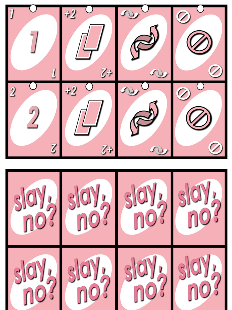 Blank Uno Cards | PDF
