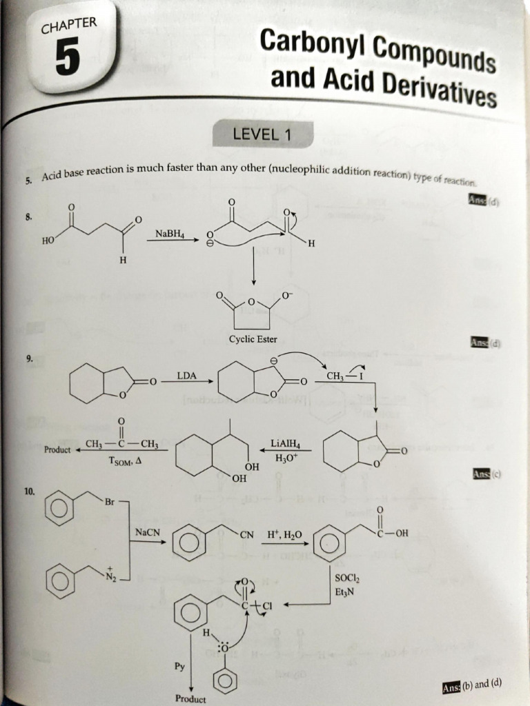 Akshay Choudhary Carbonyl Compounds and Acid Derivatives | PDF