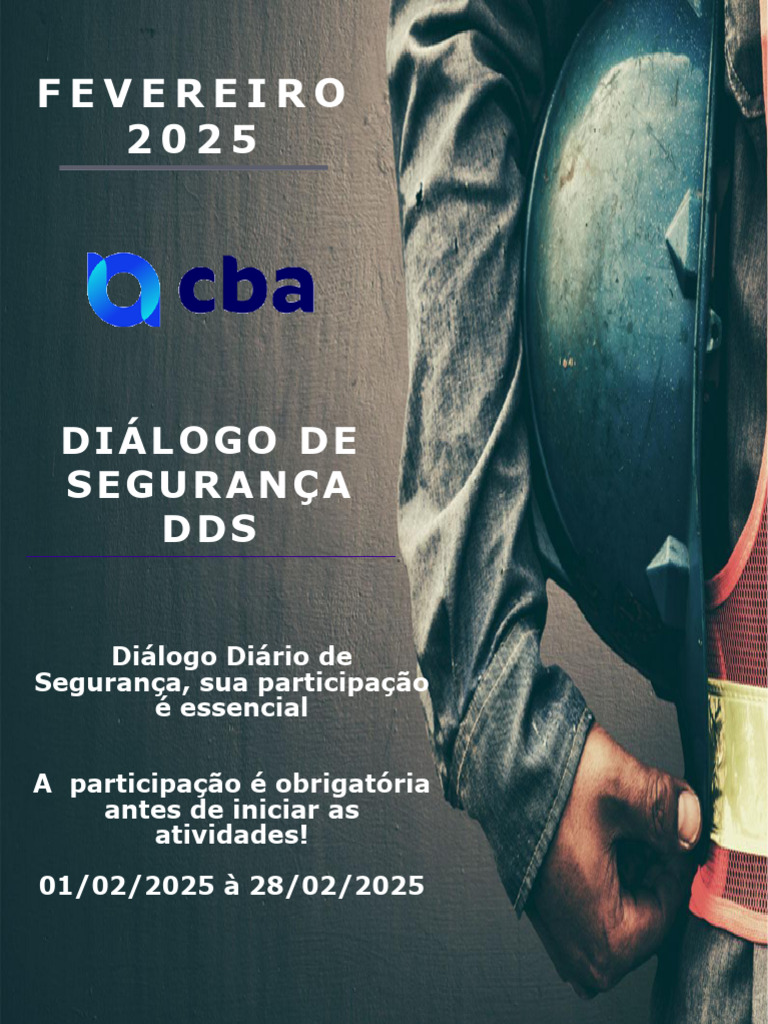 DDS Fevereiro 2025: Segurança no Trabalho | PDF