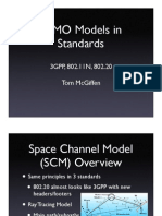 MIMO Models in Standards