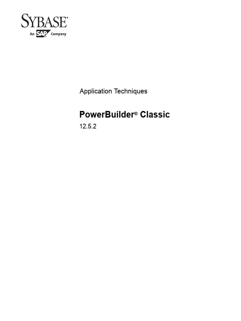 PB 12.5 Application Techniques | PDF | Class (Computer Programming ...
