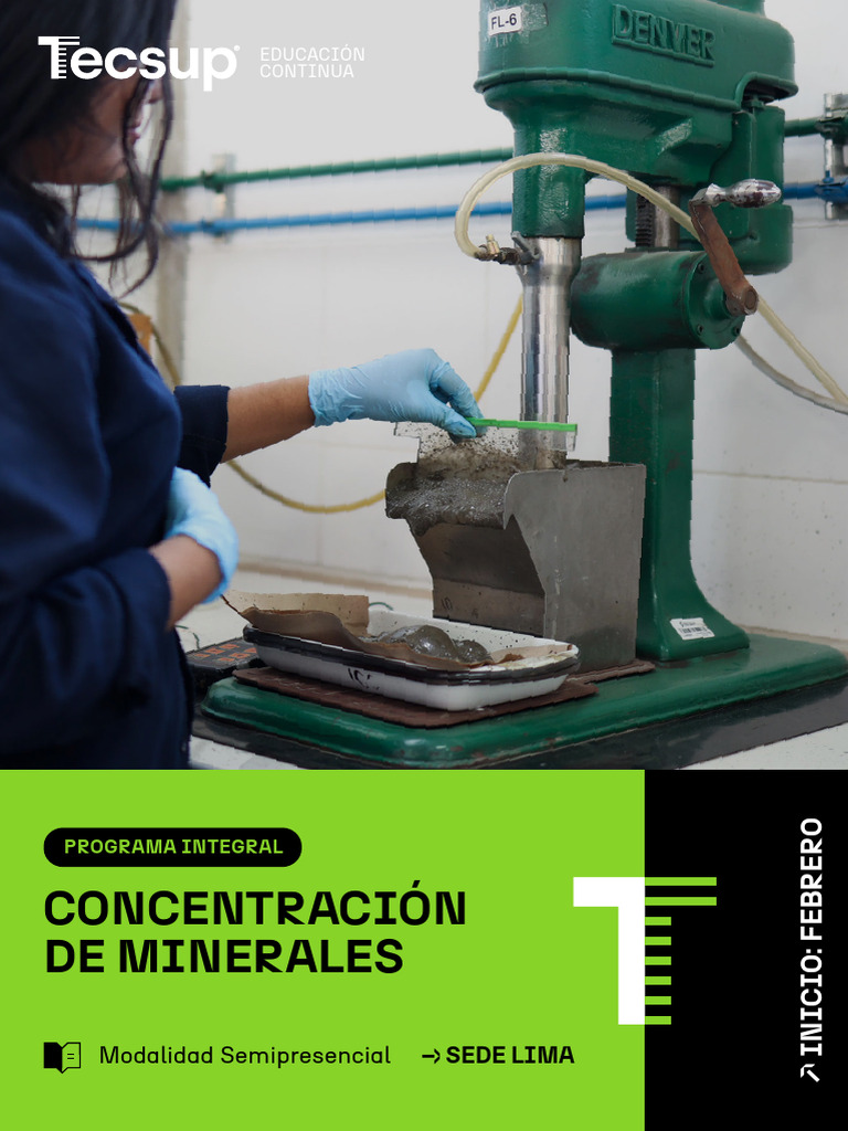 Programa de Concentración de Minerales | PDF | Mineral | Metalurgia