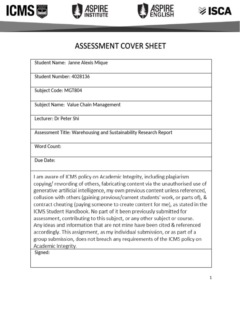 Value Chain Draft 1 | PDF | Warehouse | Economies