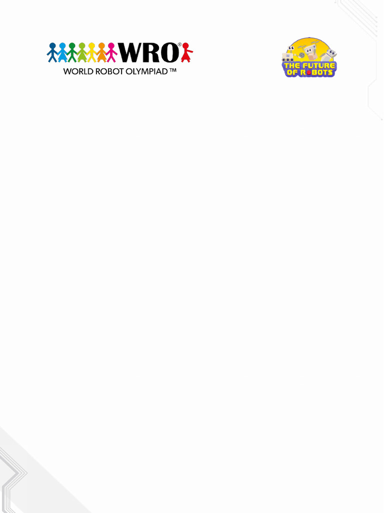 WRO 2025 Futuros Innovadores Portada INFORME VENEZUELAV2 | PDF