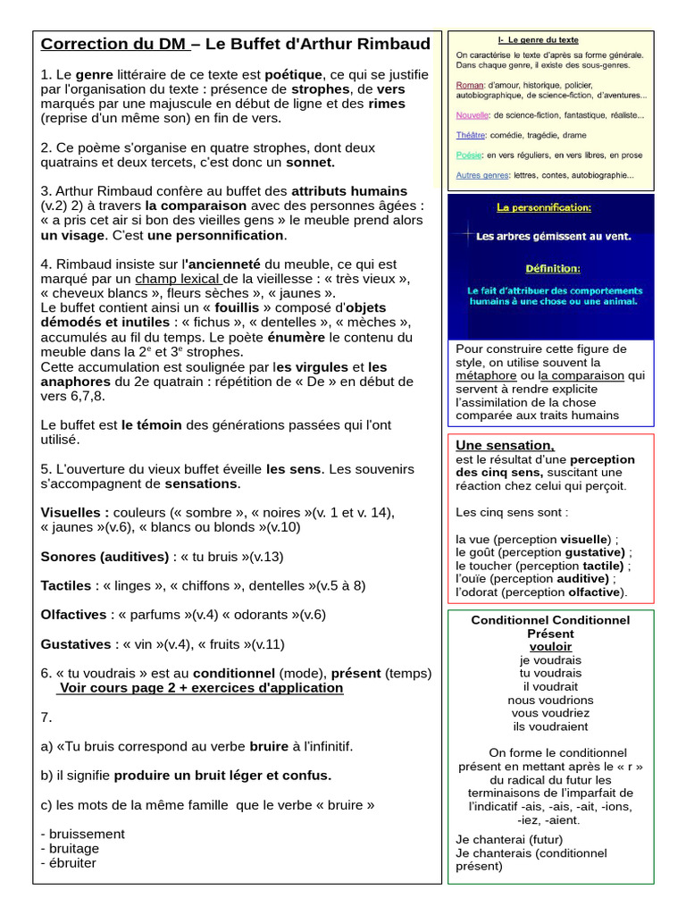 Analyse du poème 