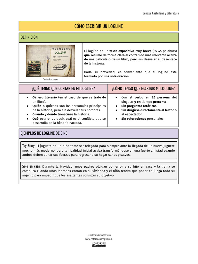 Cómo Escribir un Logline | PDF