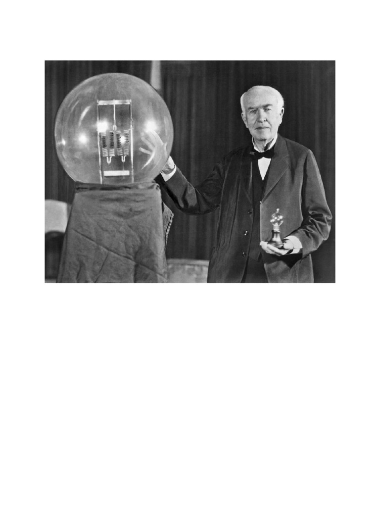 thomas edison | PDF | Thomas Edison | Incandescent Light Bulb