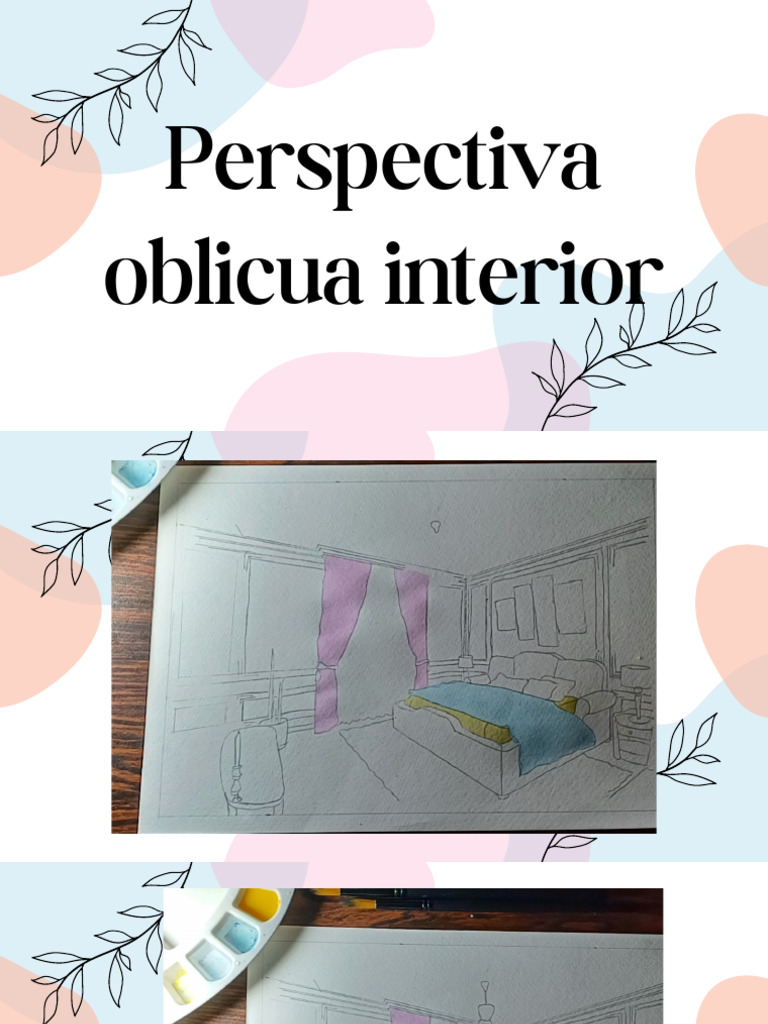 Perspectiva Oblicua Interior | PDF