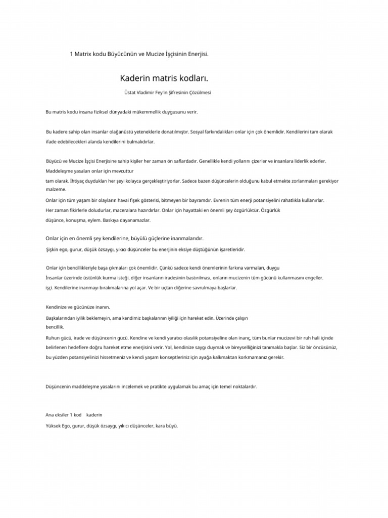 22 Codes of Destiny | PDF