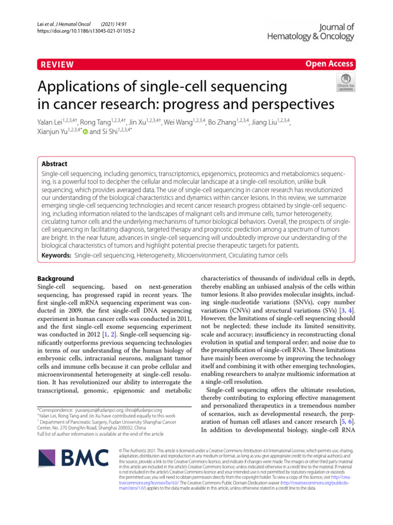 2021 Article 1105 | PDF | Dna Sequencing | Proteomics