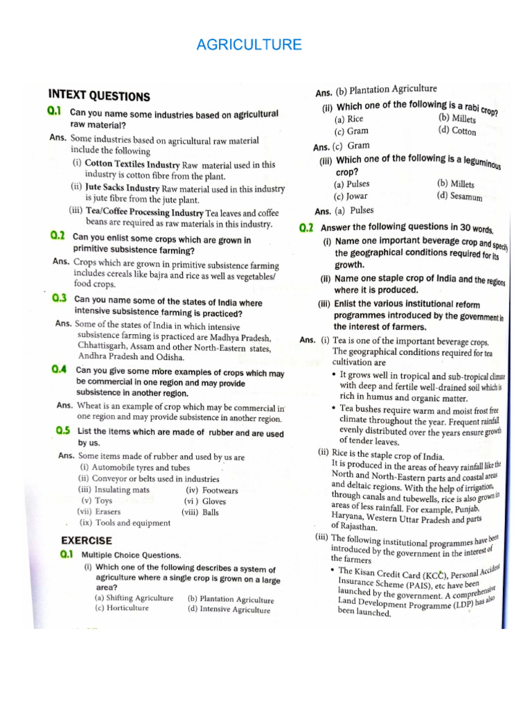 Class X Social Notes | PDF