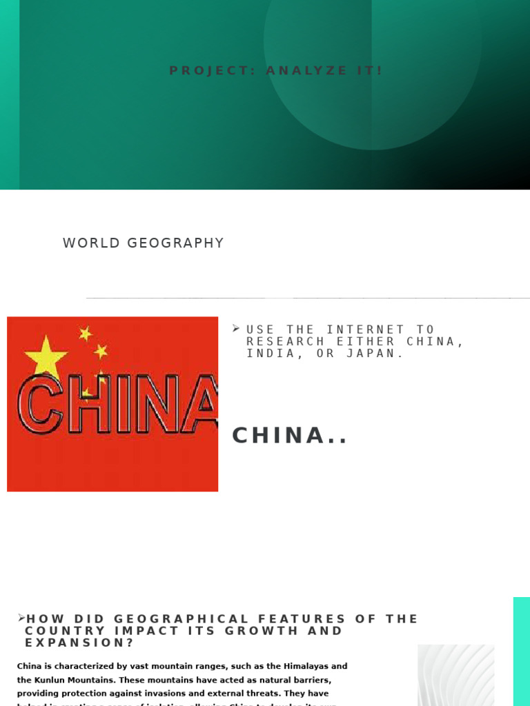 CHINA (WORLD GEO) | PDF | China | World Politics