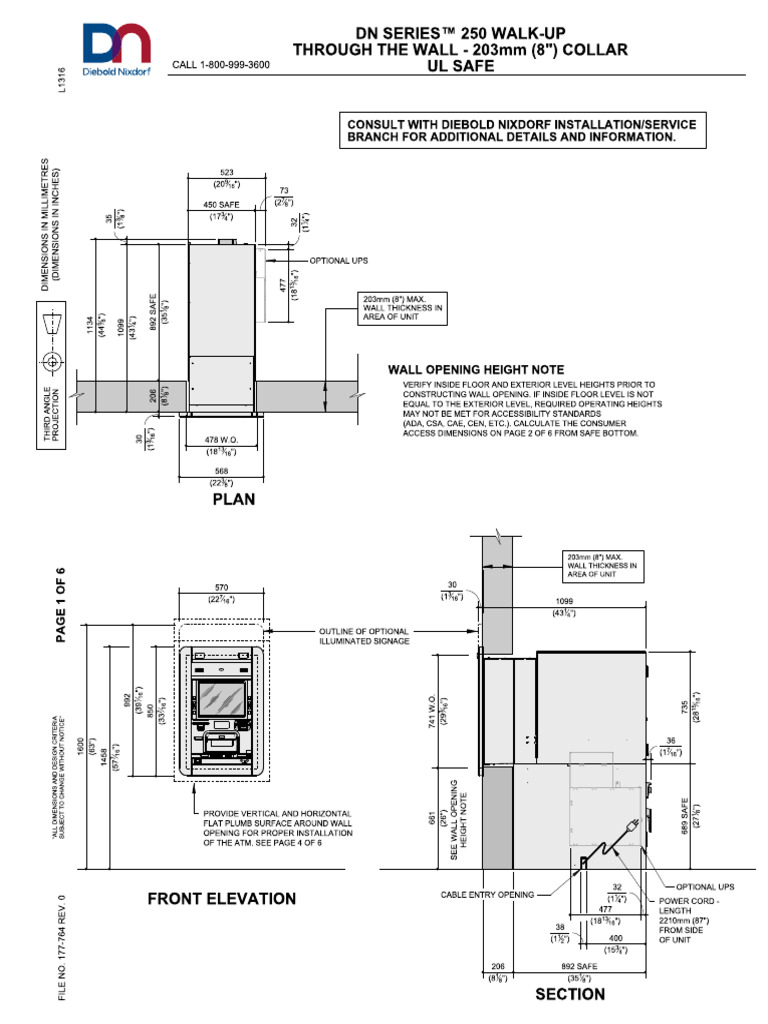 DN Series 250 TTW UL - 8 Inches | PDF | Electricity | Electric Power