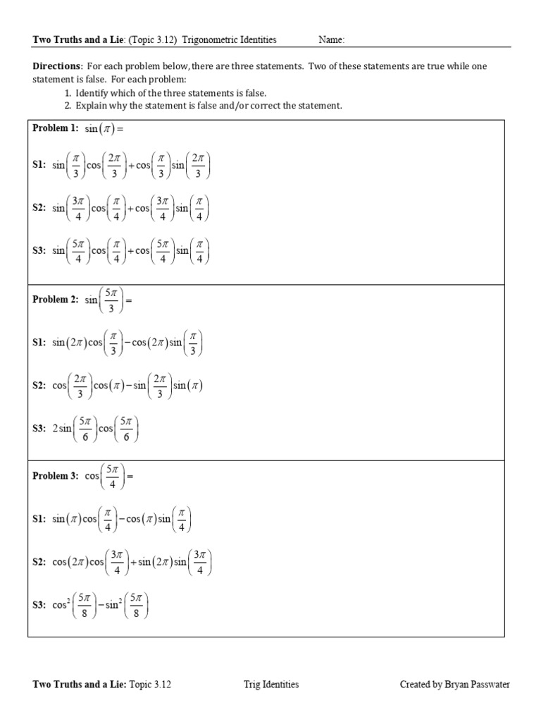 Precalculus Notes 6 | PDF