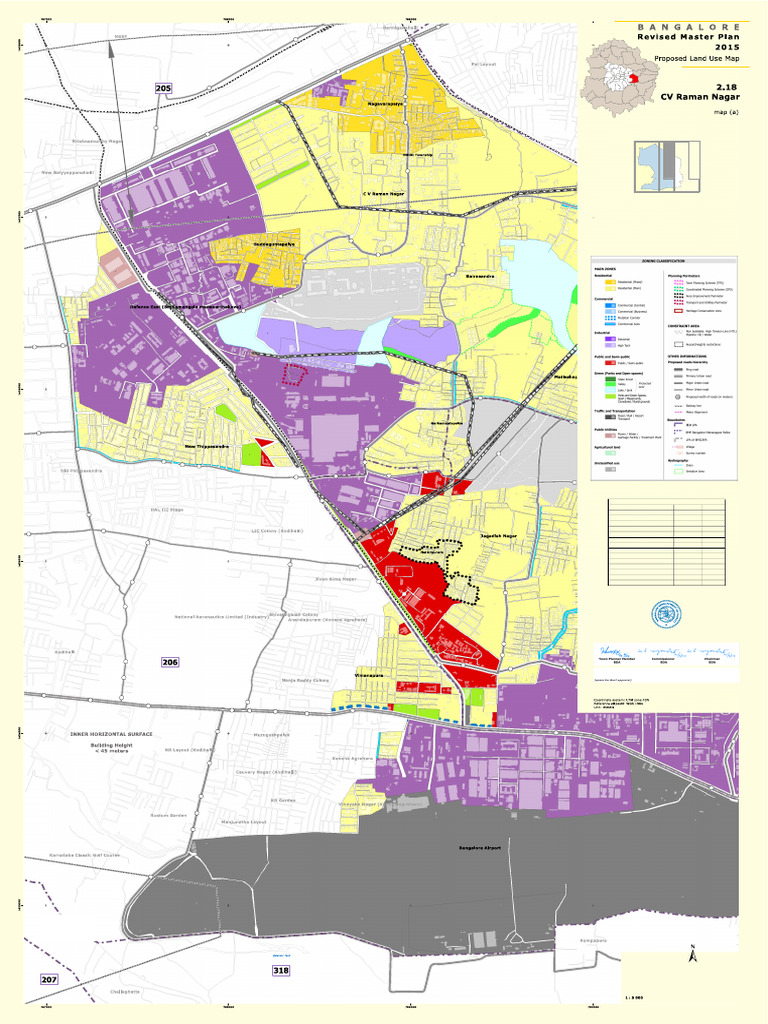 CV Raman Nagar Land Use Map | PDF