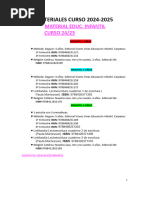 Materiales Escolares 2024 por Grado | PDF | Lápiz | Cuaderno