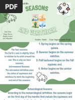 Seasons and Months in South Africa | PDF | South Africa