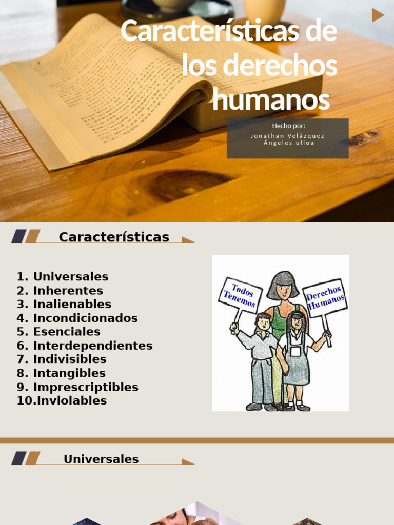 Características de los Derechos Humanos | PDF