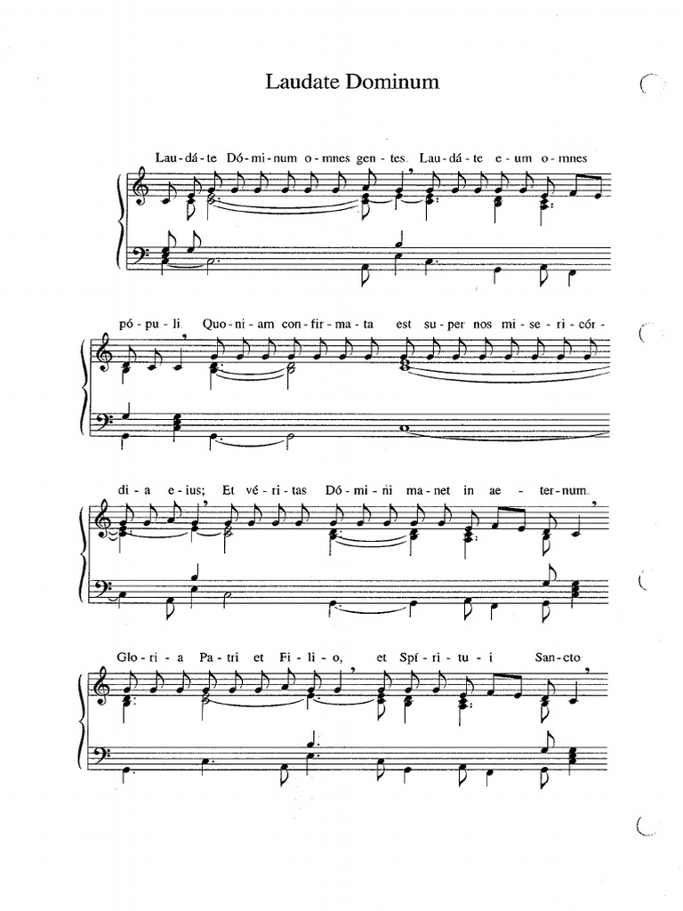 Laudate Dominum | PDF