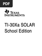 Manual for Calculator