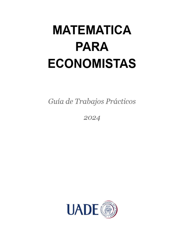 Ejercicios de Matemáticas para Economistas | PDF | Monopolio | Integral