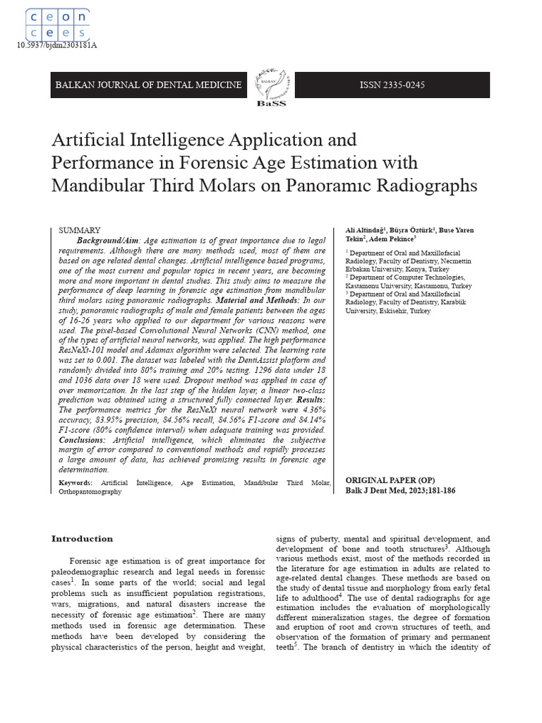 Artificial Intelligence Application and Performanc | PDF | Deep ...