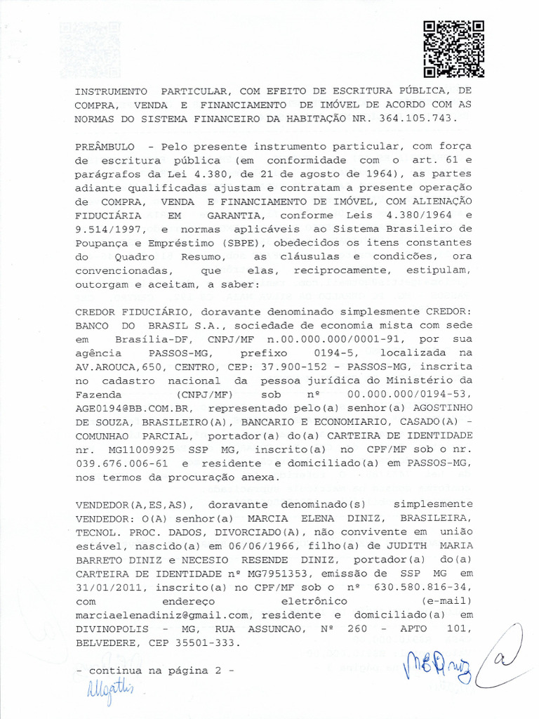 Contrato BB | PDF