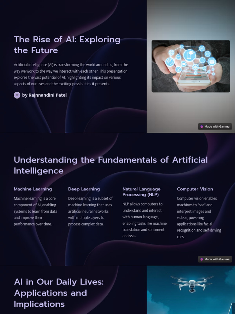 The Rise of AI Exploring The Future | PDF | Artificial Intelligence ...