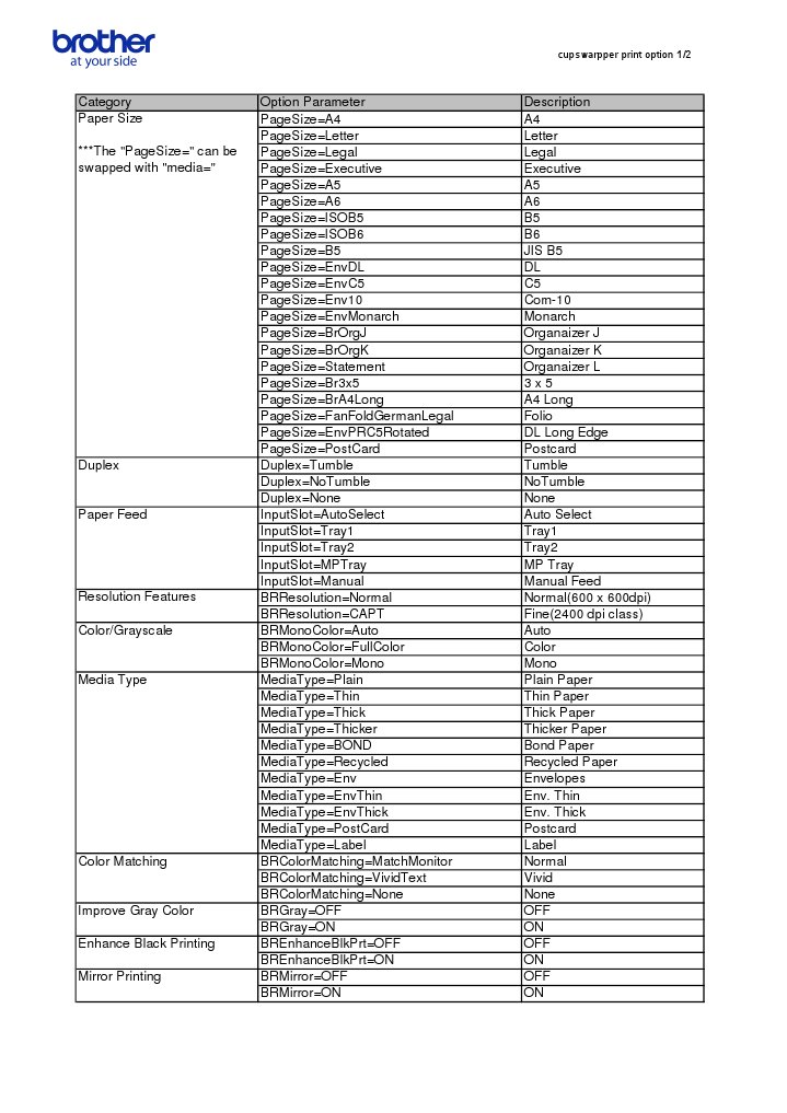 Printer Settings and Options Guide | PDF