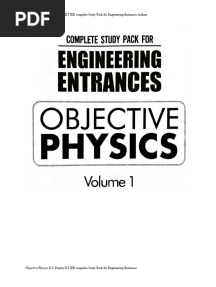 Objective Physics Vol1- DC Pandey