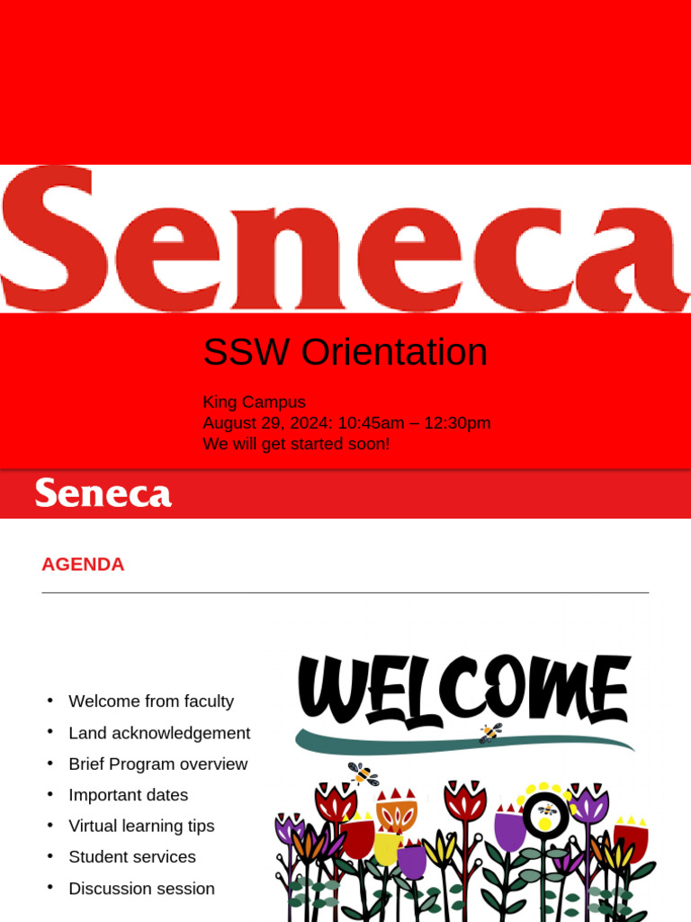 SSW King Orientation 2024 | PDF