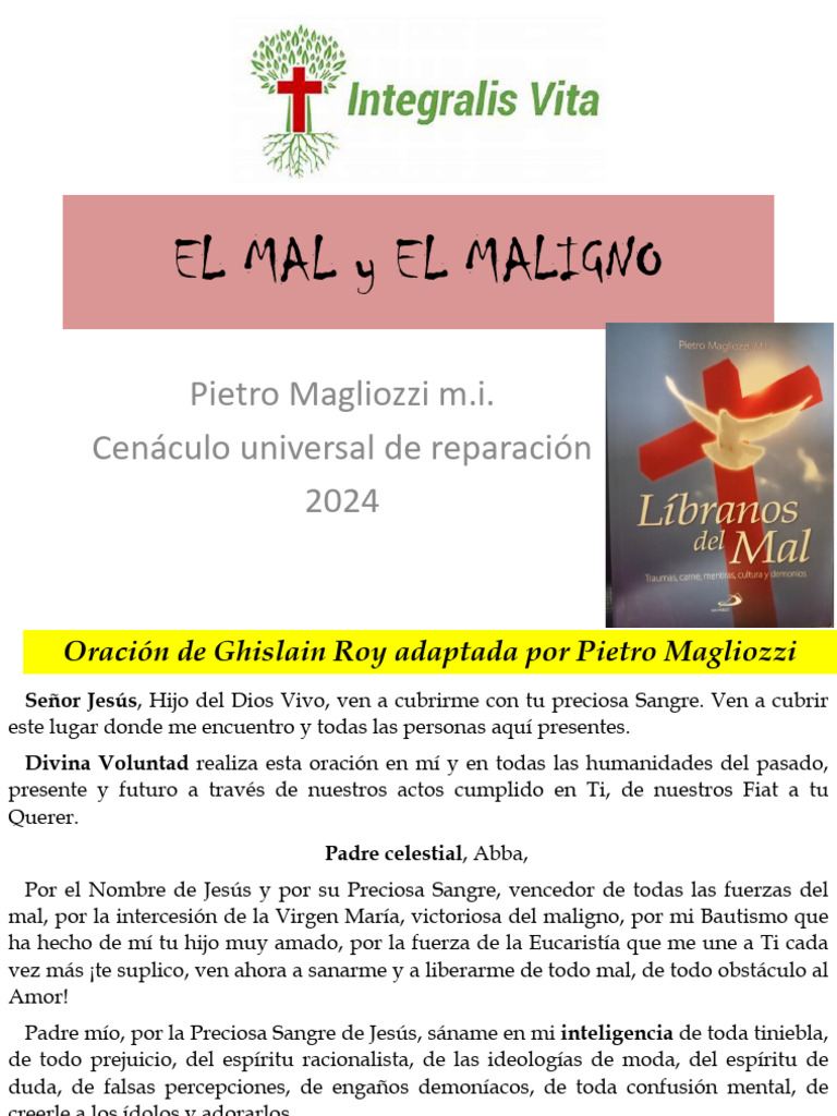 Liberación del Mal y Demonios | PDF | Diablo | Demonios