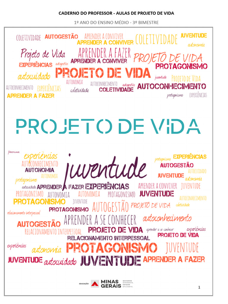 Aulas de Projeto de Vida - 3º Bimestre | PDF | Empatia | Aprendizado