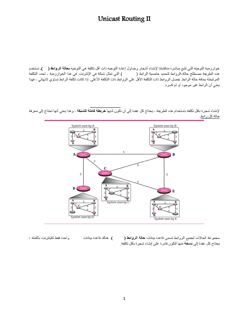 Link State ROUTING 24-25 | PDF