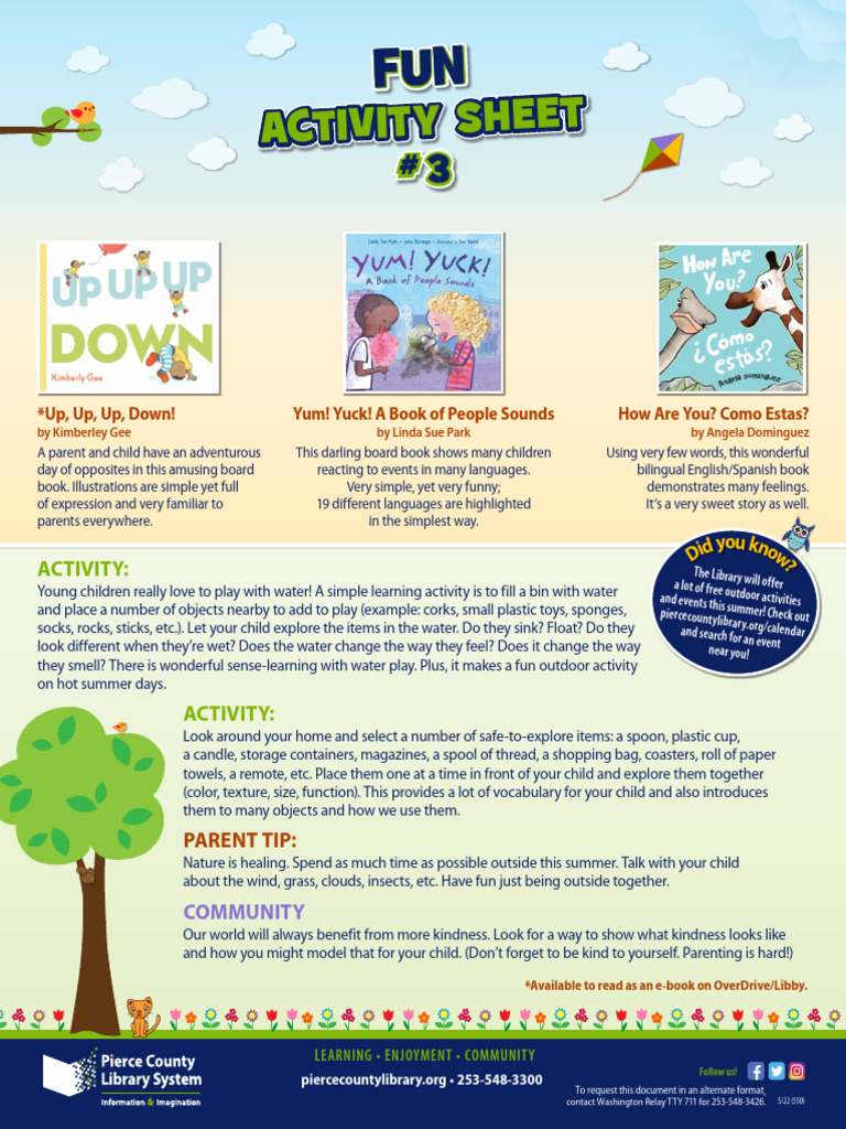 Actividades Divertidas para Niños Pequeños | PDF | Ciencias de la ...