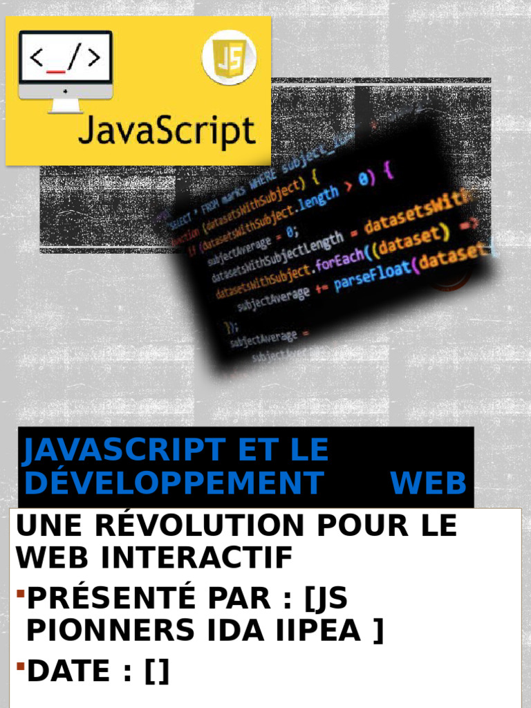 JavaScript : Clé du développement web | PDF | JavaScript | Internet