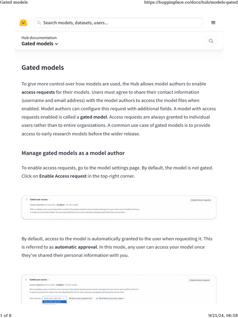 Gated models_044526 | PDF | Login | User (Computing)