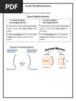 Spherical Mirrors: Ray Diagrams & Images | PDF | Mirror | Optics